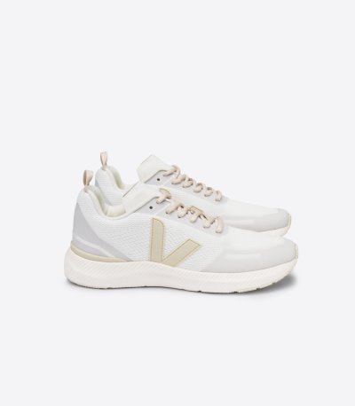 White / Beige Veja Impala Jacquard Women's Sneakers | IE-421103